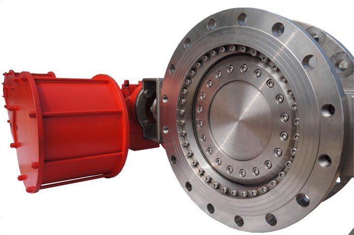 Tshiab Lotoke Triple Offset Npauj Npaim Valve